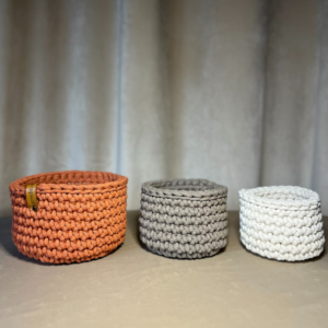 Trio de Corbeilles Cosy sable