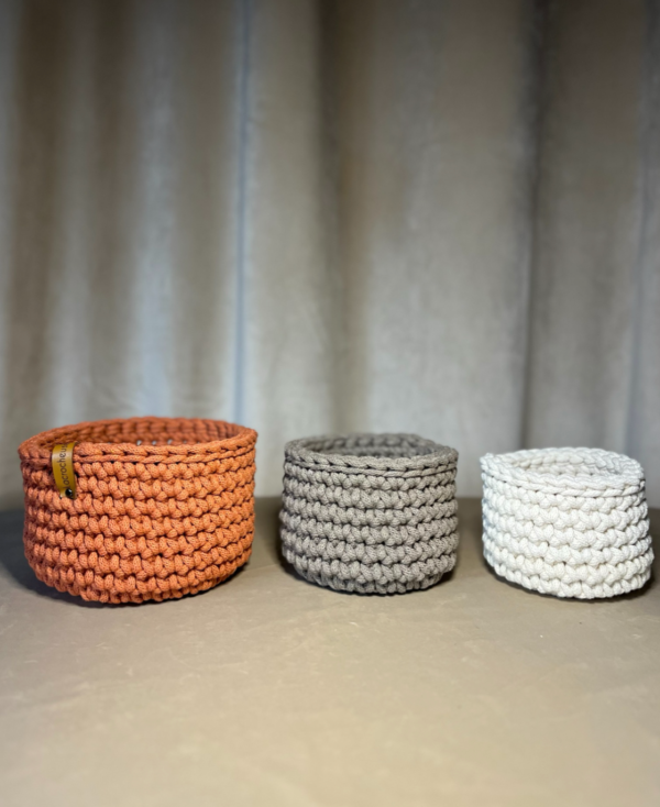 Trio de Corbeilles Cosy sable