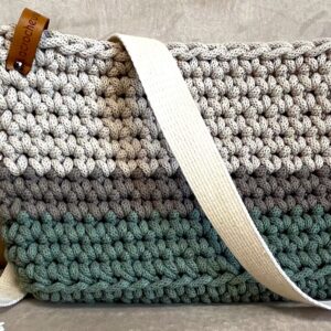 Sac bandoulière en crochet